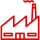 Icon für Branche Industrie rot Icon für Branche Industrie rot