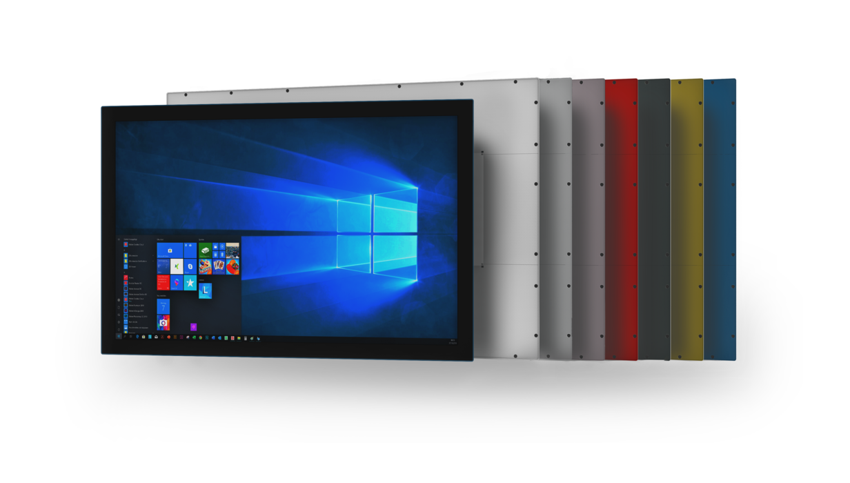 MIKKA Desktop Monitore sind individualisierbar im Design und in verschiedenen Farben erhältlich (Branche: Büro) | © MIKKA GmbH