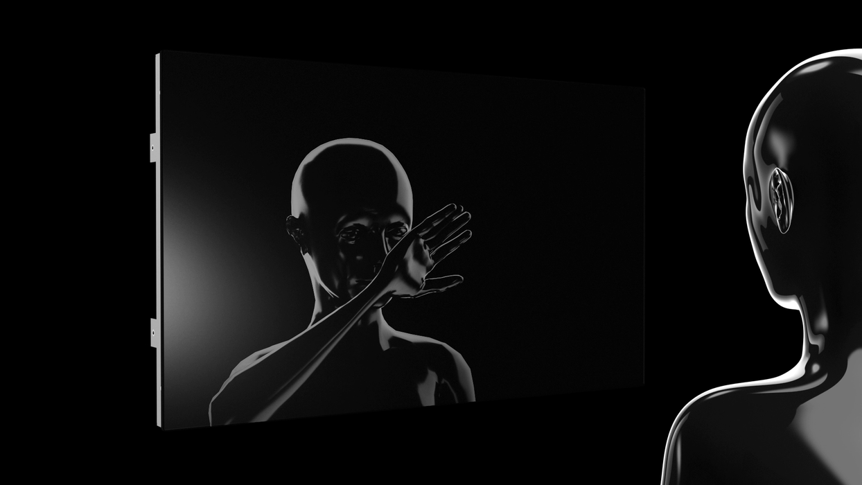 Darstellung der Anti Glare / Entspiegelung von Outdoor Einbaumonitoren | © MIKKA GmbH