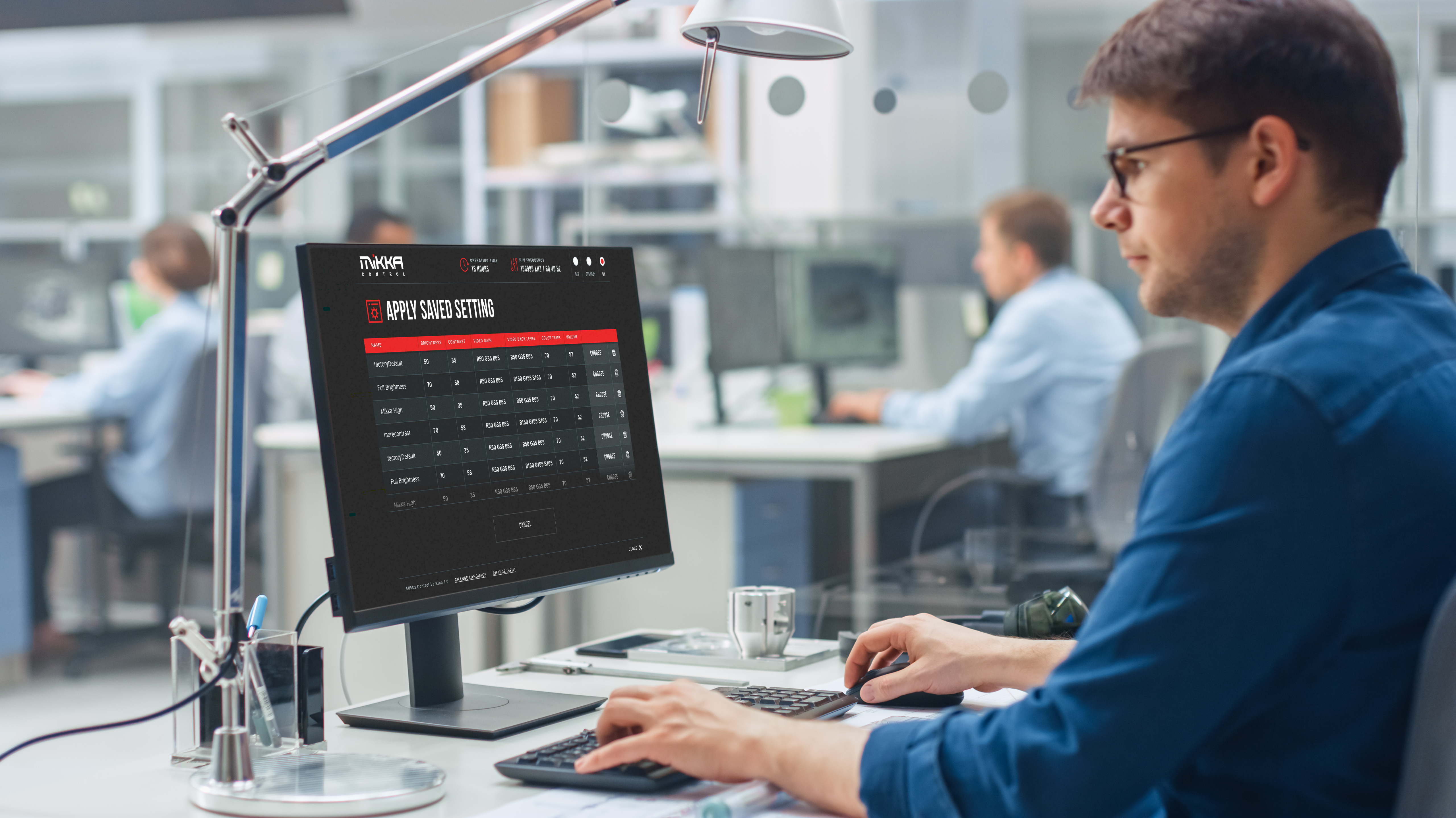 MIKKA remote steuert die Monitoreinstellungen ihres MIKKA Monitors aus der Ferne Mit MIKKA remote steuern Sie aus der Ferne die Monitoreinstellungen (OSD Menü) ihres MIKKA Monitors